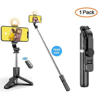 Wireless Bluetooth Selfie Stick Tripod