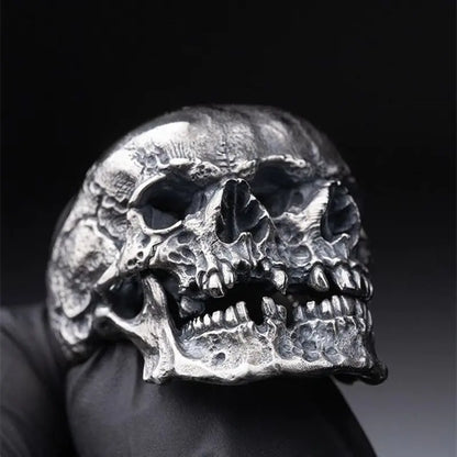 Skeleton Biker Rings